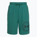 Pantaloni scurți de antrenament pentru bărbați Under Armour Rival LW Graphic rack green/black 5