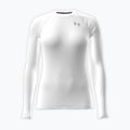 Longsleeve de antrenament pentru femei Under Armour HG Authentics Comp LS white/halo gray