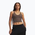 Tricou de antrenament pentru femei Under Armour Meridian Support Tank peppercorn/peppercorn