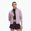 Bluză pentru femei Under Armour Sport Terry FZ mauve pink/white