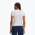 Tricou de antrenament pentru femei Under Armour Motion Fitted SS white/halo gray 2