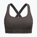 Sutien de antrenament Under Armour Crossback Mid peppercorn/kona brown