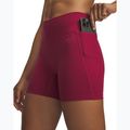 Pantaloni scurți de antrenament pentru femei Under Armour Motion Middy claret/ox blood 4