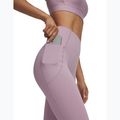 Colanți de antrenament pentru femei Under Armour Vanish Elite Leggings mauve pink/metallic silver 4