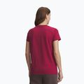 Tricou pentru femei Under Armour Rival Core claret/white 2