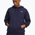 Bluză pentru bărbați Under Armour Rival Fleece Hoodie midnight navy/white 3