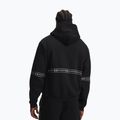 Bluză pentru bărbați Under Armour Icon Fleece Taped Full Zip ultimate black/white 2