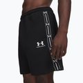 Pantaloni scurți pentru bărbați Under Armour Icon Fleece Taped Shorts ultimate black/white 4