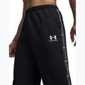Pantaloni pentru bărbați Under Armour Icon Fleece Taped Jogger ultimate black/white 4
