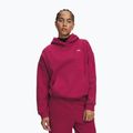 Bluză pentru femei Under Armour Icon Fleece Hoodie claret/white