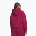 Bluză pentru femei Under Armour Icon Fleece Hoodie claret/white 2