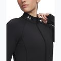 Bluză de antrenament pentru femei Under Armour Vanish Elite ultimate black/metallic silver 3