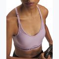 Sutien de antrenament Under Armour Crossback Low mauve pink/purple echo 3