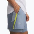 Pantaloni scurți de alergare pentru bărbați Under Armour Launch 5" 2IN1 Shorts blue wind/blue fog/reflective 4