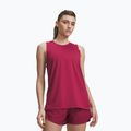 Tricou de antrenament pentru femei Under Armour Tech Tank Solid claret/ox blood