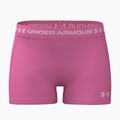 Pantaloni scurți de antrenament pentru femei Under Armour HeatGear Shorty pink frenzy/prime pink