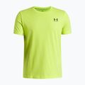 Tricou pentru copii Under Armour Sportstyle Left Chest green citrine/black