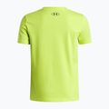Tricou pentru copii Under Armour Sportstyle Left Chest green citrine/black 2