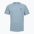 Tricou de antrenament bărbați Under Armour Tech Textured blue wind/black