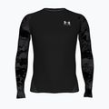 Longsleeve de antrenament pentru bărbați Under Armour HG Armour Comp ultimate black/white