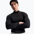 Longsleeve de antrenament pentru bărbați Under Armour Coldgear Elite Comp Mock ultimate black/ultimate black/reflective