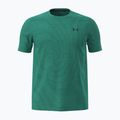 Tricou de antrenament bărbați Under Armour Vanish Seamless Novelty SS Geode Green/Ultimate Black