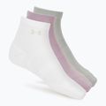 Șosete pentru femei Under Armour Vanish 3 Pack mauve pink/titanium/purple echo 8