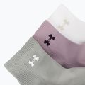 Șosete pentru femei Under Armour Vanish 3 Pack mauve pink/titanium/purple echo 5