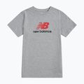 Tricou pentru copii New Balance Jersey Stacked Logo Tee athletic grey heather 6