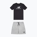 Set pentru copii New Balance Stacked Logo Tee & FT Short nb caviar 8