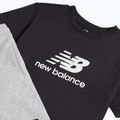 Set pentru copii New Balance Stacked Logo Tee & FT Short nb caviar 10