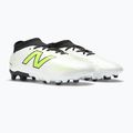 Ghete de fotbal pentru copii New Balance Tekela Team Low JR FG albe 3