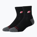 Șosete New Balance Active Premium Crew Quarter 2 pairs black