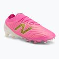 Ghete de fotbal New Balance Tekela Elite Low V5 FG pink heat/metallic gold/pink satin