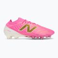 Ghete de fotbal New Balance Tekela Elite Low V5 FG pink heat/metallic gold/pink satin 2