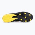 Încălțăminte de fotbal pentru copii New Balance Tekela Team V5 black 100/punch yellow/fire cracker 4