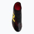 Încălțăminte de fotbal pentru copii New Balance Tekela Team V5 black 100/punch yellow/fire cracker 5