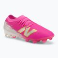 Ghete de fotbal New Balance Furon Elite V8 SG pink heat/sea salt/gold metallic