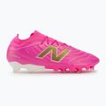 Încălțăminte de fotbal New Balance Tekela Team Low V5 FG pink heat/metallic gold/pink satin 2