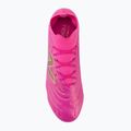 Încălțăminte de fotbal New Balance Tekela Team Low V5 FG pink heat/metallic gold/pink satin 5
