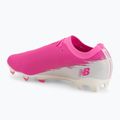Ghete de fotbal New Balance Furon Team V8 FG pink heat/sea salt/gold metallic 3