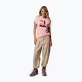 Tricou de trekking pentru femei Columbia Ruby Springs Graphic Fitted pink sand/get hiked 2