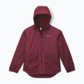 Geacă de ploaie pentru copii Columbia Rainy Trails II Fleece rich wine