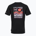 Tricou de trekking pentru bărbați Columbia Explorers Canyon Back black/peaks and waves 2