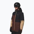 Geacă de snowboard pentru bărbați Columbia Coreshot tobacco/black/canoe 4