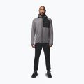 Bluză pentru bărbați Columbia Triple Canyon Grid Fleece Hooded Full Zip II city grey/black 2