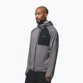 Bluză pentru bărbați Columbia Triple Canyon Grid Fleece Hooded Full Zip II city grey/black 4