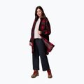Cămașă pentru femei Columbia Wildbest Venture Long Fleece Coat mountain red blurred ombre 2