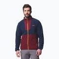 Bluză pentru bărbațoi Columbia Sequoia Grove FZ Fleece rich wine/collegiate navy