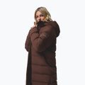 Palton fleece pentru femei Columbia Amaze Puff Long Hooded tobacco 6